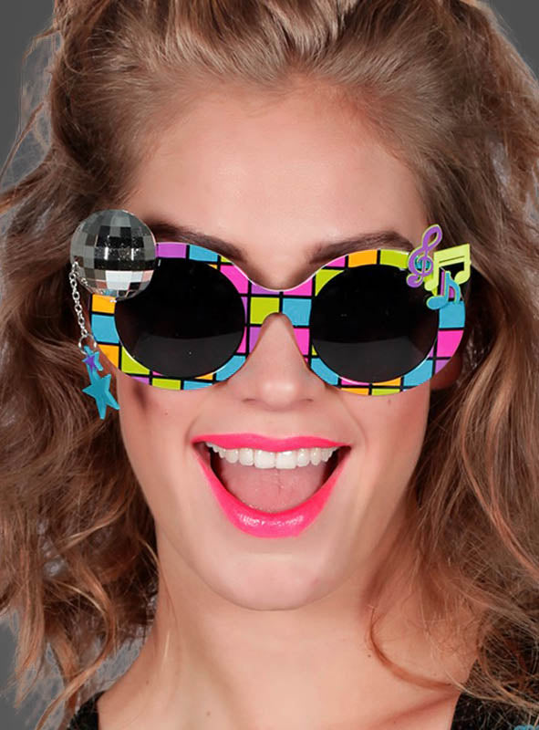 70er Jahre Brille Disco Look