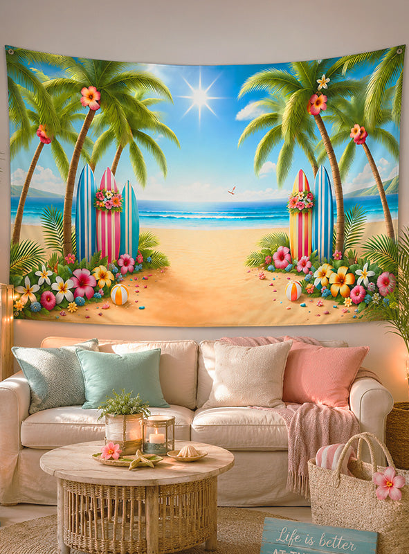 Sommer Strand Fotowand Deko